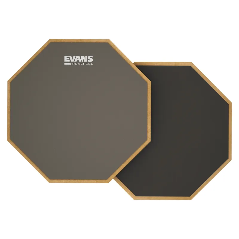 Practice Pad Evans Realfeel 12" Double Face Prix Choc