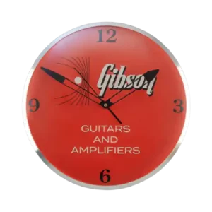 VINTAGE LIGHTED WALL CLOCK KALAMAZOO ORANGE Achetez Aujourd'hui