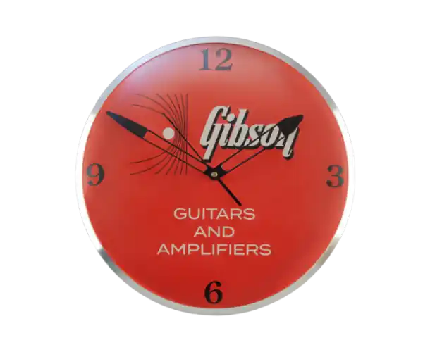 VINTAGE LIGHTED WALL CLOCK KALAMAZOO ORANGE Achetez Aujourd'hui