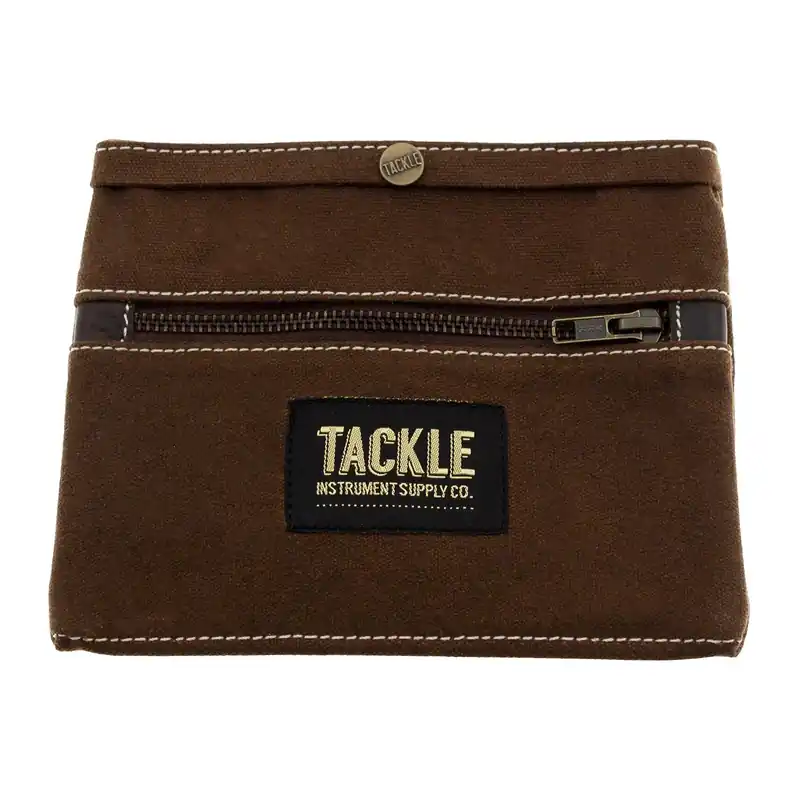 Seulement Aujourd'hui Pochette Tackle Instrument Rangement - En Toile Ciree - Brown