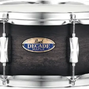 Pearl CAISSE CLAIRE DECADE MAPLE 14x5,5 SATIN BLACK BURST Achetez Aujourd'hui
