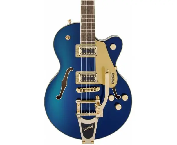 G5655TG ELECTROMATIC CENTER BLOCK JR. SINGLE-CUT WITH BIGSBY AND GOLD HARDWARE Certifié