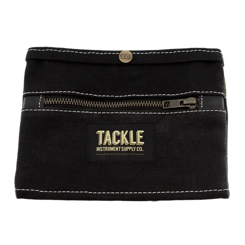 Prix Bas Pochette Tackle Instrument Rangement - En Toile Ciree - Black