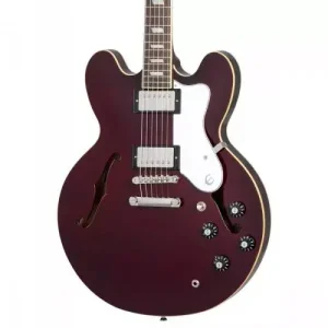 Prix Choc ELECTRIC GUITAR - NOEL GALLAGHER RIVIERA (INCL. HARD CASE) DARK RED WINE