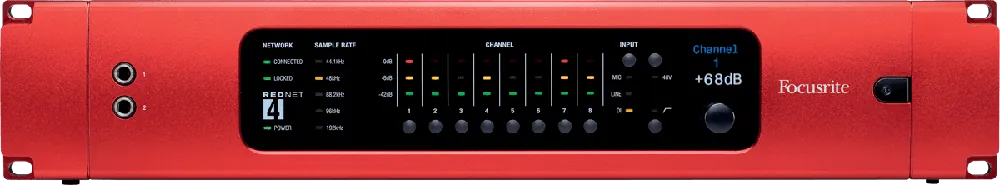 Bon Marché Focusrite REDNET-4 Préampli 8 canaux Dante