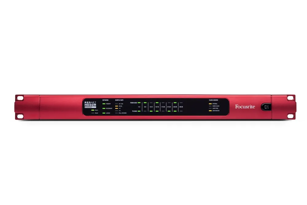 Prix Bas Focusrite REDNET-HD32R Convertisseur 32 canaux pro tools HD/Dante