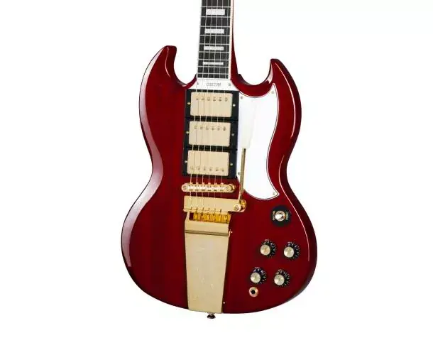 Expédition Rapide JOE BONAMASSA 1963 SG CUSTOM DARK WINE RED