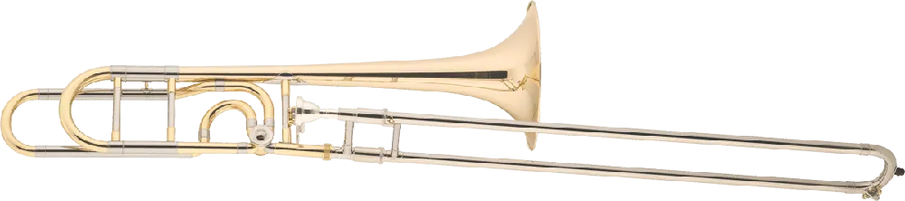 Jupiter JTB1150FROQ - Trombone ténor complet Sib/Fa, pavillon cuivre rose Open Wrap Usine Directe