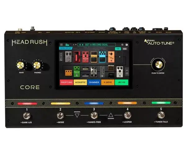 CORE PROCESSEUR GUITARE ET VOIX 5 SWITCHES, 7" TACTILE Vente Flash
