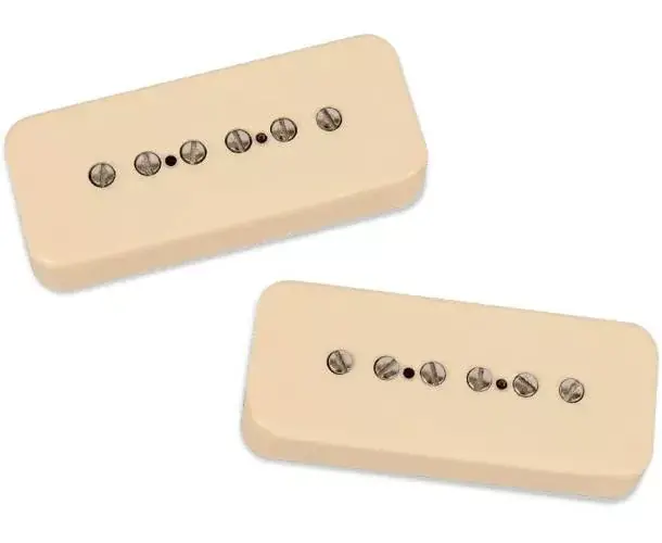 SET MICROS GUITARE SILENCER P90 VINTAGE CREMES Usine Directe