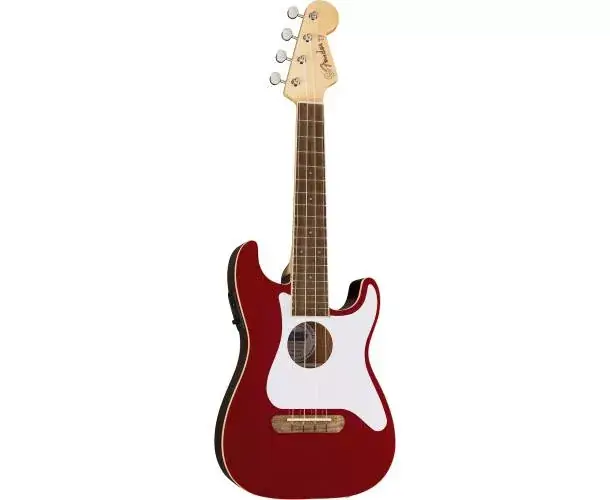 FULLERTON STRAT UKE CANDY APPLE RED Satisfait Ou Remboursé