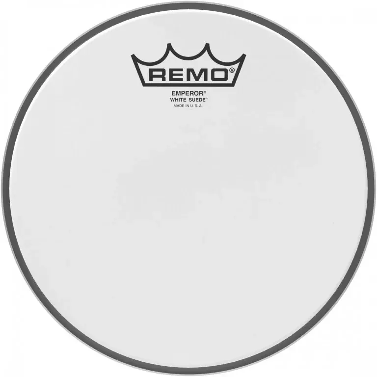 REMO White Suede 08" Emperor Meilleur Choix