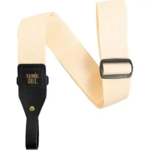 SANGLE POLYPROPYLENE POUR GUITARE ACOUSTIQUE, CREME Soldes