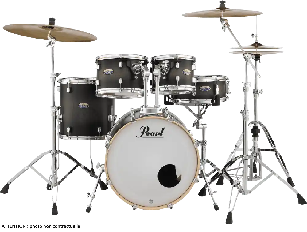 Pearl DMP925FC-262 - Decade maple fusion 22 satin black burst Nouvelle Collection