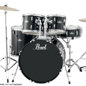 DISCONTINUE Pearl RS525SCC-31 - Roadshow rock 22 Jet black Usine Directe