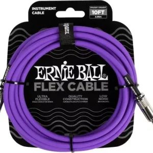 EEB6415 CABLES INSTRUMENT FLEX JACK/JACK 3M VIOLET Achat Immédiat