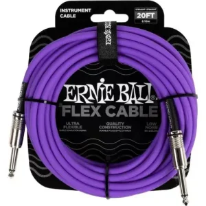 EEB6420 CABLES INSTRUMENT FLEX JACK/JACK 6M VIOLET Super Prix