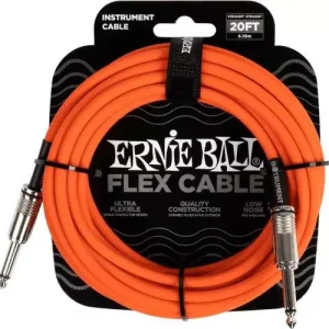 Prix Choc EEB6421 CABLES INSTRUMENT FLEX JACK/JACK 6M ORANGE