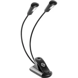 LAMPE DE PUPITRE 2 BRAS 2 LEDS AVEC BATTERIE Authentique