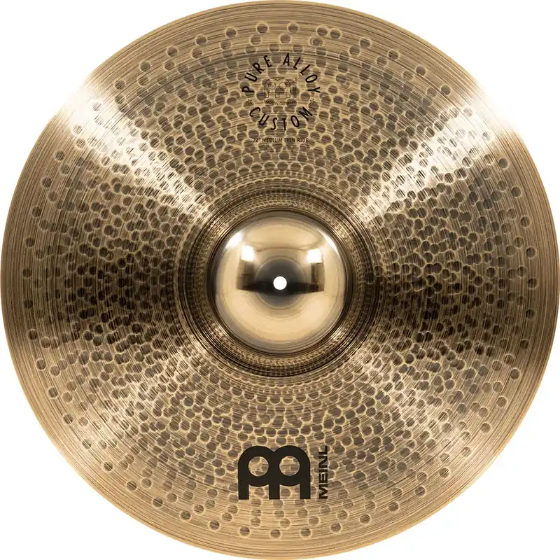 MEINL Pure Alloy Custom 22" Medium Thin Ride Super Prix