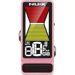 FLOWTUNE 2 PEDALE ACCORDEUR GUITARE COMPACT LCD COULEUR - ROSE Nouveauté