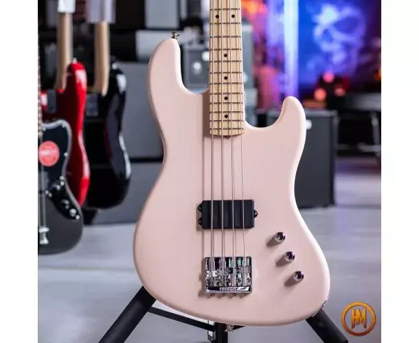 USA FLEA JAZZ BASS ACTIVE SATIN SHELL PINK Prix Réduit