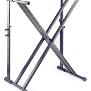 Authentique DISCONTINUE Stagg KXS-A12 - Stand clavier en x double lourd