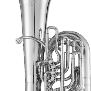 Seulement Aujourd'hui XO XO1680SS - Tuba en ut argenté - 4 pistons 1 palette