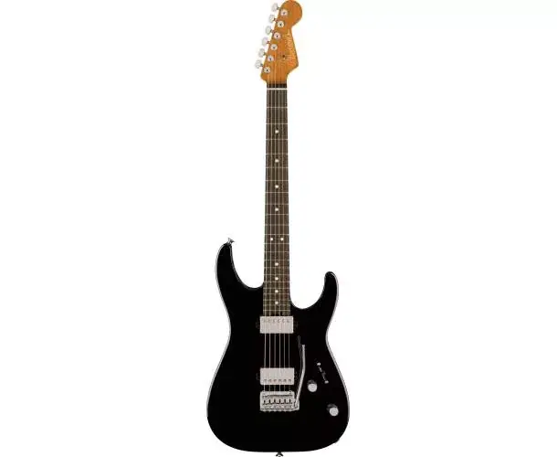 SUPER-STOCK DKA22 2PT EB, EBONY FINGERBOARD, GLOSS BLACK Achat Immédiat