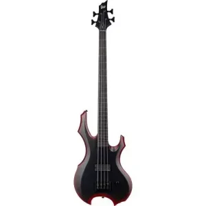 Satisfait Ou Remboursé LTD FRED LECLERCQ SIGNATURE BASS - BLACK RED BURST SATIN