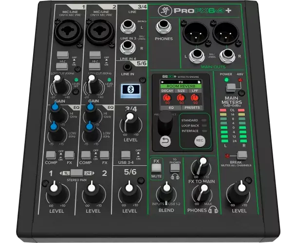 USB 6 CANAUX + BLUETOOTH ET EFFETS Usine Directe