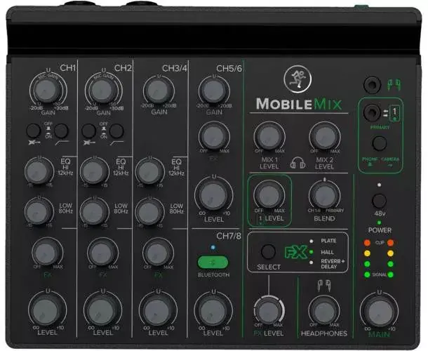 MOBILEMIX USB 8 CANAUX + BLUETOOTH ET EFFETS Jusqu'à Épuisement Des Stocks