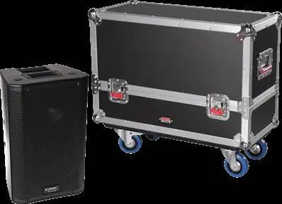 Meilleur Prix Gator Flight case pour 2 enceintes QSC K8