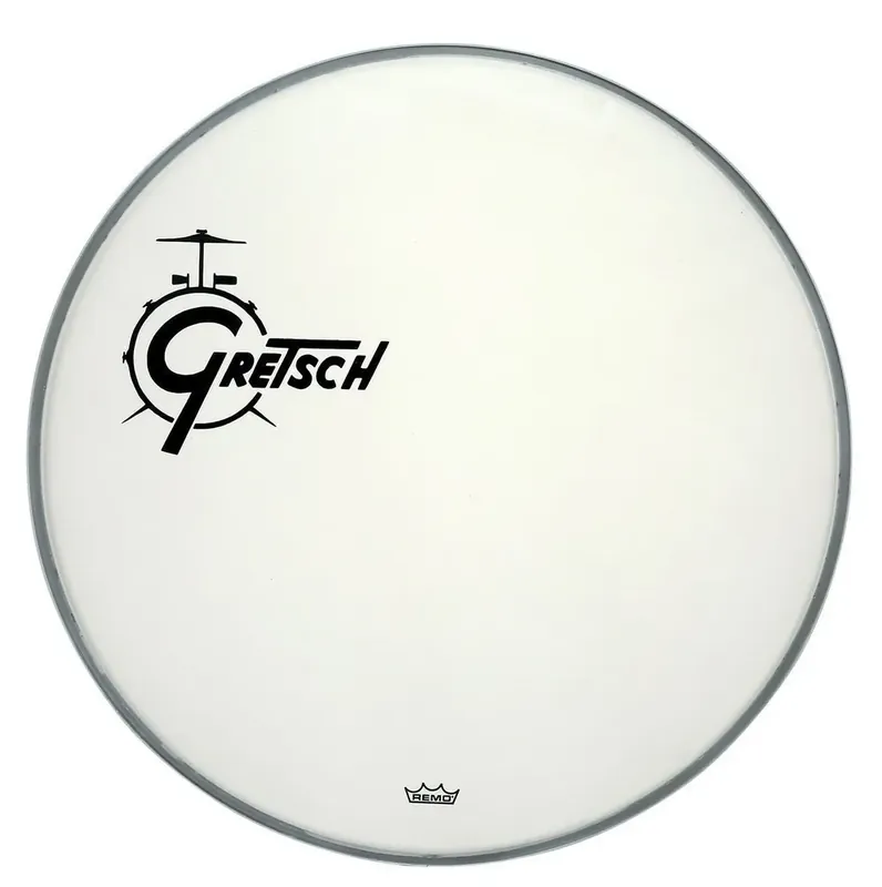 Nouvel Arrivage Peau Gretsch Dhcw18O Ambassador 18" Bass Coated - Logo Decale A Gauch