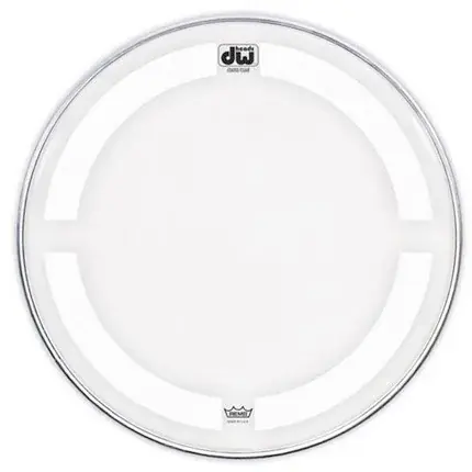 Nouvel Arrivage Peau DW 18" Coated Clear Bass