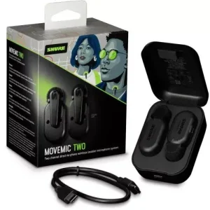 Paiement Sécurisé MOVEMIC 2 SYSTEME SANS FIL NOMADE - 2 MICROS LAVALIER SANS FIL AVEC BOITIER DE CHARGE
