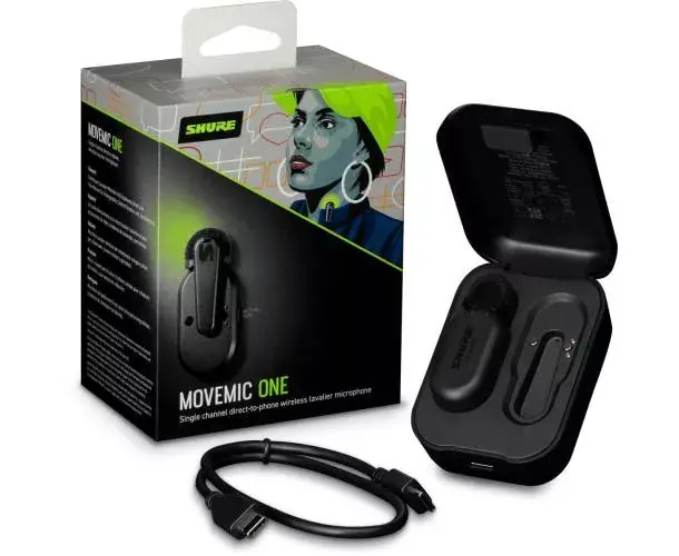 MOVEMIC 1 SYSTEME SANS FIL NOMADE - 1 MICRO CRAVATE SANS FIL AVEC BOITIER DE CHARGE Remise