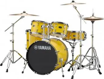 Usine Directe DISCTONTINUEYamaha JRDP0F5MYSET - RYDEEN Fusion 20 Mellow Yellow sans cymbales