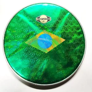 Certifié Peau Contemporanea 20" Prismatique - Drapeau Bresil