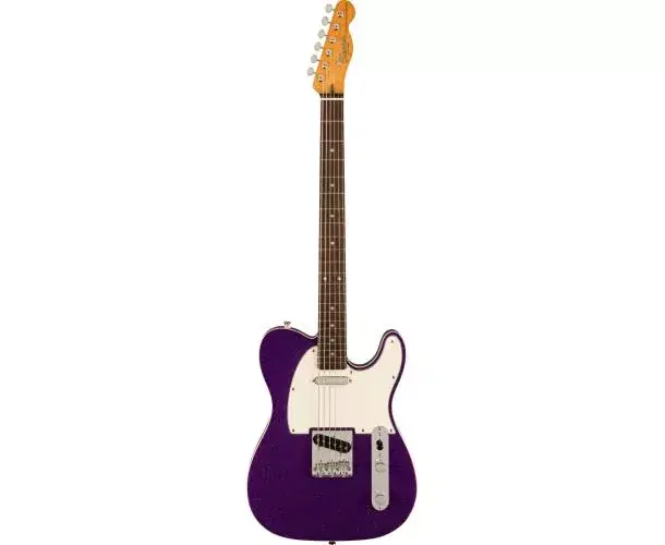 Seulement Aujourd'hui FSR CLASSIC VIBE BARITONE CUSTOM TELECASTER, PURPLE SPARKLE