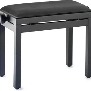 Offre Exclusive Stagg PB39BKM-VBK - Banquette de piano noir assise noir
