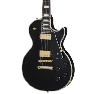 LES PAUL CUSTOM EBONY INSPIRED BY GIBSON CUSTOM SHOP Haute Qualité