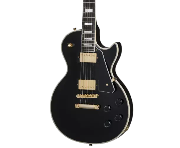 LES PAUL CUSTOM EBONY INSPIRED BY GIBSON CUSTOM SHOP Haute Qualité
