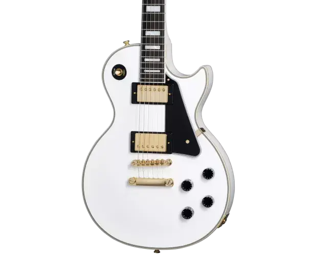 LES PAUL CUSTOM ALPINE WHITE INSPIRED BY GIBSON CUSTOM SHOP Seulement Aujourd'hui