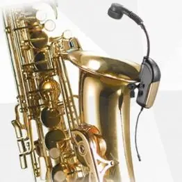 Top Vente DISCONTINUE SoundPlus SAXMIC-14 - Micro filaire supercardioïde pour saxophone, trompette, trombone