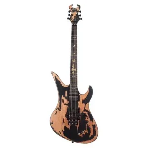 Offre Spéciale SYNYSTER GATES CUSTOM RELIC FLOYD-ROSE, MICRO SUSTAINIAC - DISTRESSED SATIN BLACK