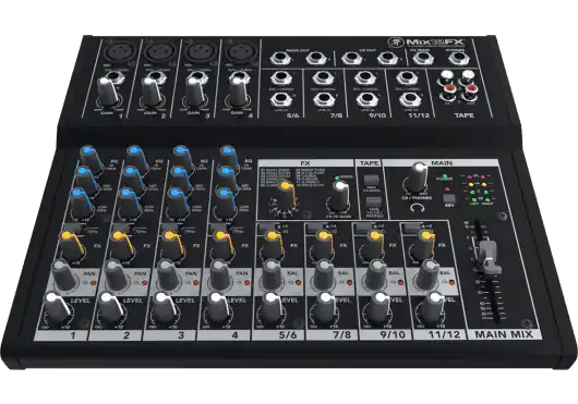 Mackie MIX12FX - Mixer 12 canaux, 18 entrées effets Must-Have