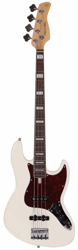 DISCONTINUE Marcus Miller V7 Aulne 4 Antique White - Basse électrique 4 cordes Nouvelle Collection