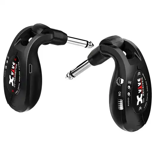Promotion XVIVE U2 noir - systeme HF pour guitare