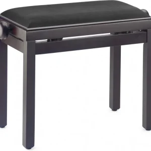 Achetez Aujourd'hui DISCONTINUE Stagg PB39RWM-VBK - Banquette de Piano bois de rose assise noir